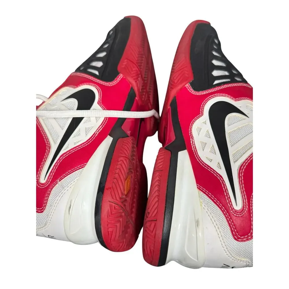 Nike Zoom Breathe 2K11 Red White Black Sneakers Size Men's 7.5 Like New